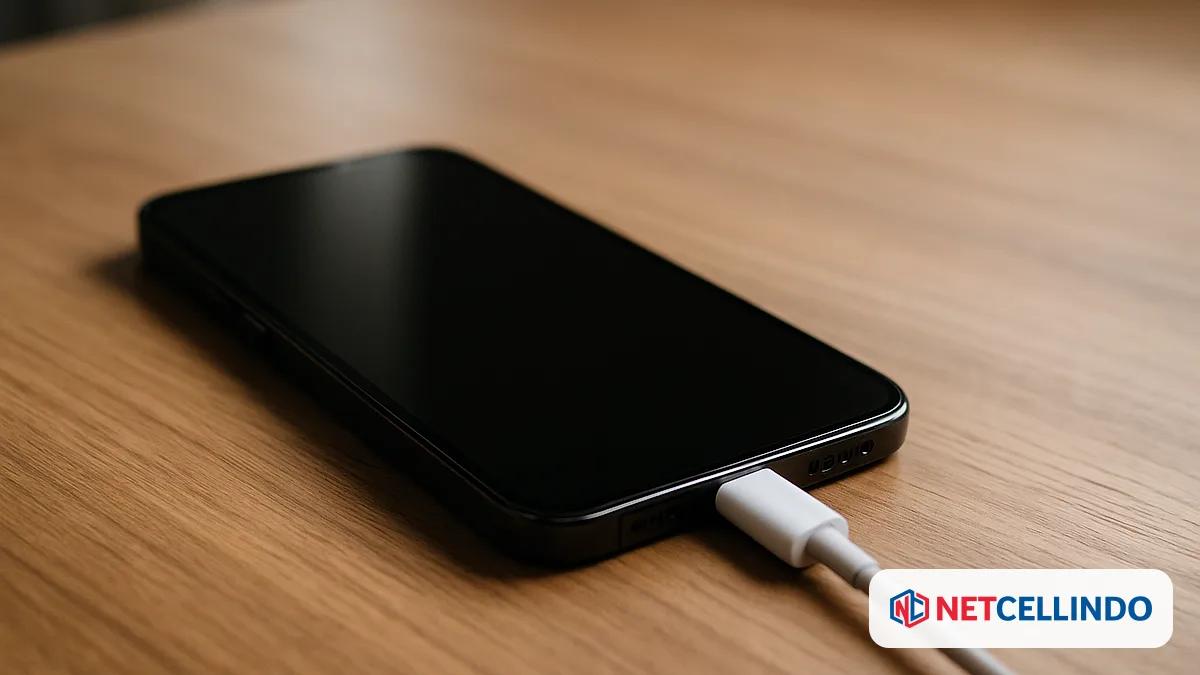 HP dicolok charger tetapi tidak mengisi daya, ilustrasi penyebab HP tidak bisa dicas dan solusinya